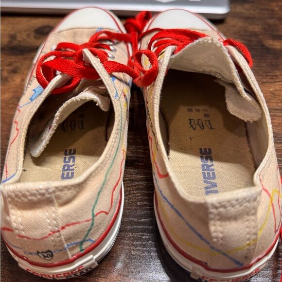 Converse tan map low sneakers size 7 - Picture 13 of 13